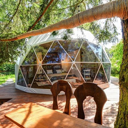 Tiche Misto Glamping Hotel Slapy  Bagian luar foto