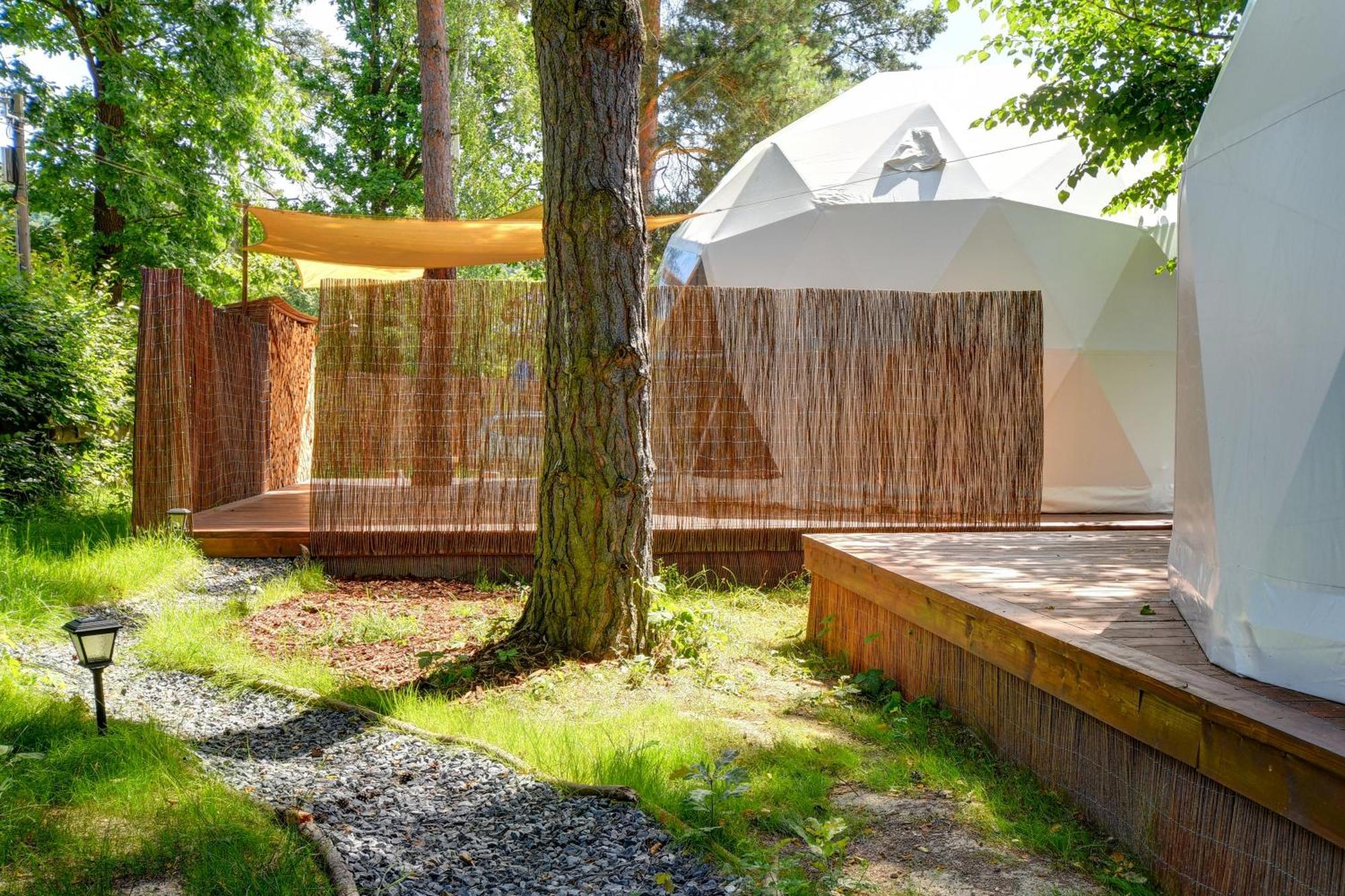 Tiche Misto Glamping Hotel Slapy  Bagian luar foto
