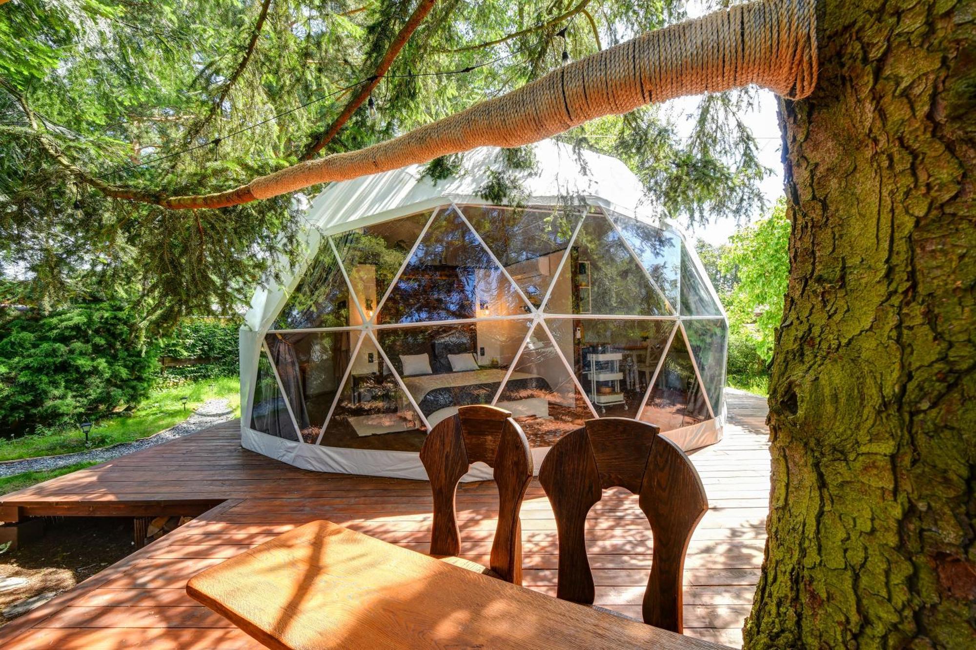 Tiche Misto Glamping Hotel Slapy  Bagian luar foto